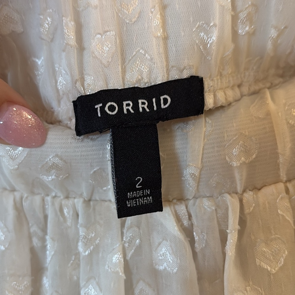 Torrid Heart Pattern Skirt - Picture 4 of 5